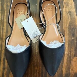 A New Day Women's Classic Black Pointed Flats